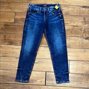 Silver jeans suki skinny crop